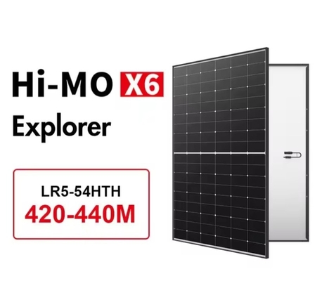 108 Halbzellen-Fotovoltaikmodule mit schwarzem Rahmen Monokristalline Photovoltaikmodule 420W 425W 430W 435W 440W