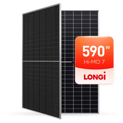 Longi 560W-590W Bifacial Dual Glass Monokristalline Halbzell Solarmodule für Sie