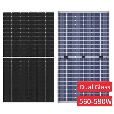 182 mm Monokristalline 580 Watt Solar-PV-Panel Longi 560W 570W 580W Zellen für Industrie