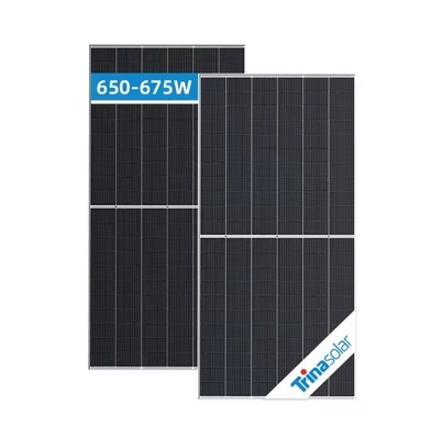 650W-675W Halbschnitt 132 Zelle Trina Vertex TSM-DE21 Solarzellen für Photovoltaikanlagen