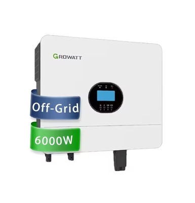 Growatt SPF 6000 ES Plus 6Kw-Solarpanel-Inverter mit einer einzigen Phase für Off-Grid-PV-Systeme