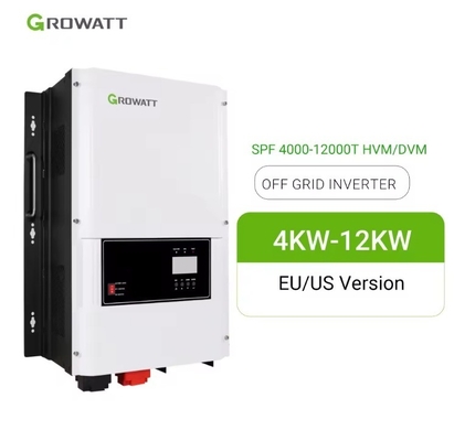 Einziger Ausgangstyp Growatt SPF 10 kW 12 kW HVM-Wechselrichter für Lithium-Blei-Säure-Batterie