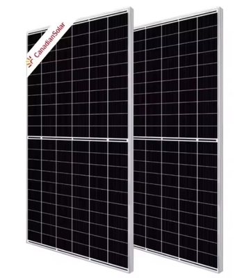 Kanadische 645W 650W 655W 660W 665W 670W 675W Photovoltaik-Solarkollektoren für das Sonnensystem