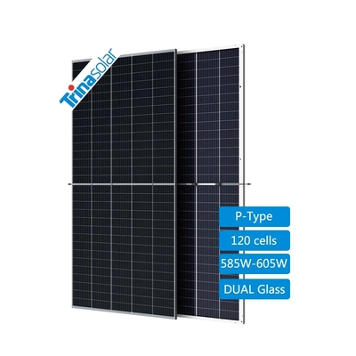 Trinasolar TSM-DEG20C.20 585W-605W Monokristallines Silizium-Bifacial-Doppelglasmodul