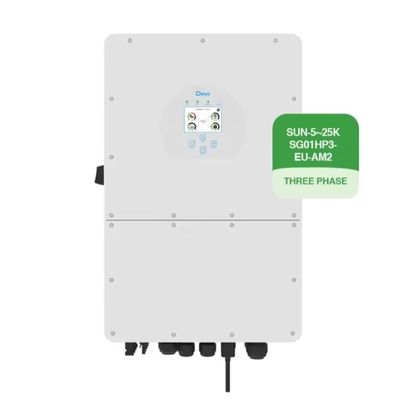 Sun25K-SG01HP3-EU-AM2 Deye HV Batterie-Inverter 50/60HZ Ausgangsfrequenz für den EU-Markt
