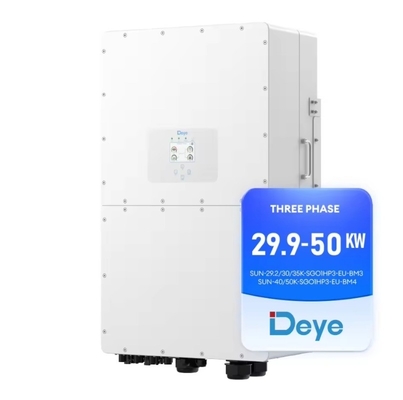 Ausgangsfrequenz 50/60HZ Deye-Solarumrichter für 29,9 kW Hybrid-Drei-Phasen-Umrichter