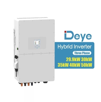 Ausgangsspannung 380V/400V 50KW Drei-Phasen 3/4 MPPT Deye Hybrid-Wechselrichter für Solarenergie