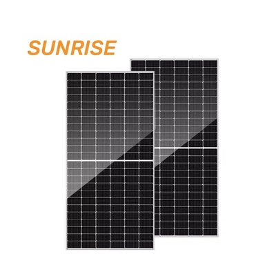 Solarenergiesystem Monokristallines Silizium-PV-Panel mit zwei Gesichtern 645 650 655 660 665 Watt