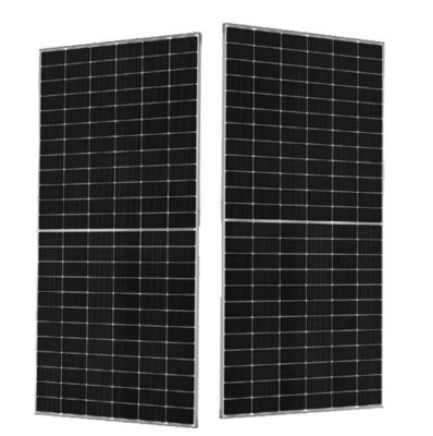 650 Watt N-Typ Bifacial Mono Kristalline Solarpaneel mit Dual Glass 210mm Halbschnittzelle