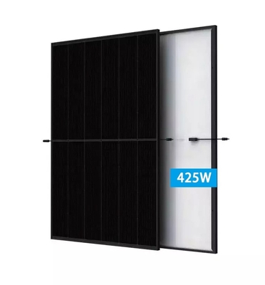 Solarenergiesystem Monofacial PV Vollschwarz Panel GLD-425BS Monokristallines Solarmodul