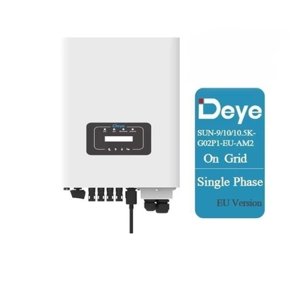 10.5 kW Deye-Wechselrichter mit 2Mpp-Trackern und Betriebstemperaturbereich von -25 bis 60 °C
