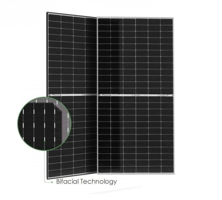 All Black 144 Zellen Solarpanel Bifacial Modul von Jinko Solar für Solarenergiesysteme