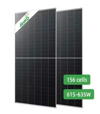 182mmx182mm Zellgröße 156 Zellen Doppelglas Bifacial Solarpaneel Jinko für die Energieversorgung zu Hause