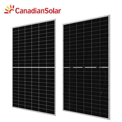 Monokristalline Siliziumzellen 144 Zellen Doppelglas Bifacial PV Panel CanadianSolar