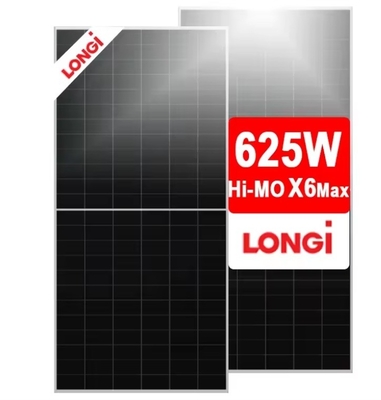 Solaranlage Longi Solarpanel Hi-MO X6 Max LR7-72HTDR 600W 605W 610W 615W 620W 625W