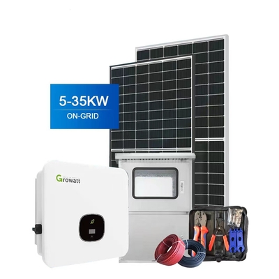 Solarsystem ON-Grid 10KW 15KW 20KW 25KW 30KW Komplettlösungsanbieter Solar-Paneel für industrielle Heimnutzung